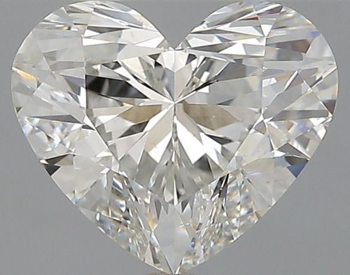 2.04 carat H-SI1 Natūralus Heart Deimantas (1)