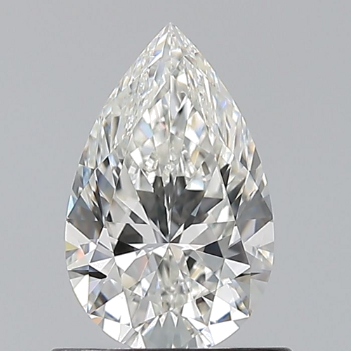 0.75 carat G-VVS2 Natūralus Pear Deimantas (1)
