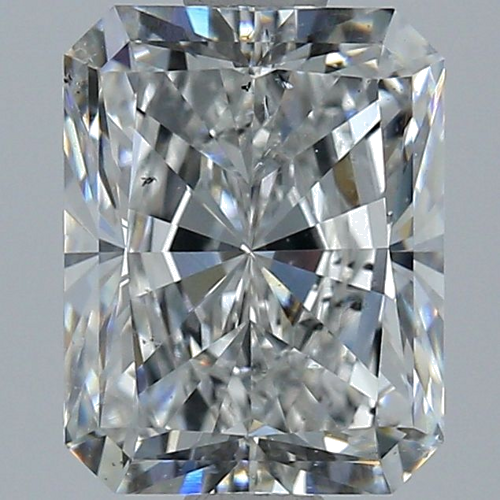 3.02 carat F-SI1 Natūralus Radiant Deimantas (1)