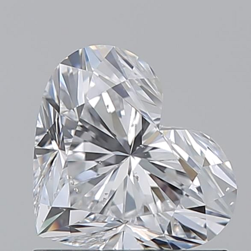 1.01 carat D-SI1 Natūralus Heart Deimantas (1)