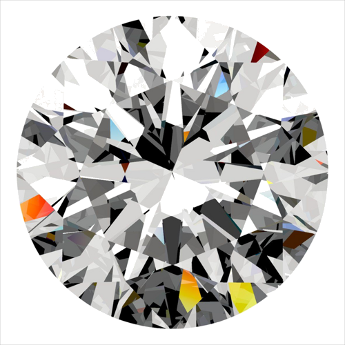 0.3 carat I-VS2 Excellent cut Natūralus Round Deimantas (1)