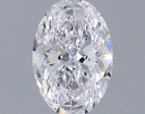 0.5 carat D-VS2 Natūralus Oval Deimantas (1)