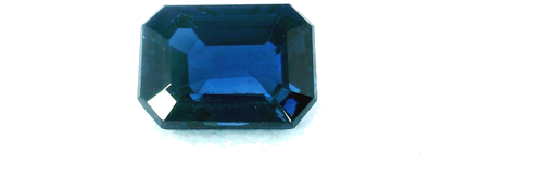 1.21 carat BLUE STEP cut Octagonal Safyras (1)