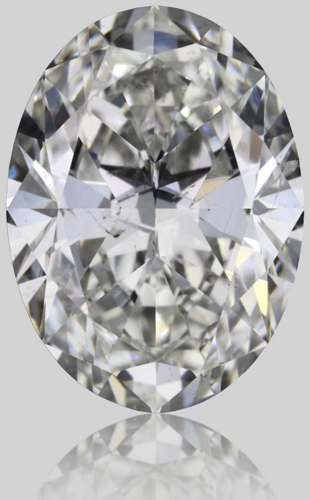 1.51 carat I-SI2 Natūralus Oval Deimantas (1)
