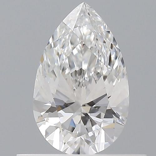 0.51 carat D-VVS2 Natūralus Pear Deimantas (1)