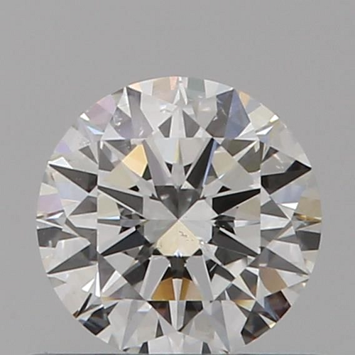 0.5 carat F-SI1 Excellent cut Natūralus Round Deimantas (1)