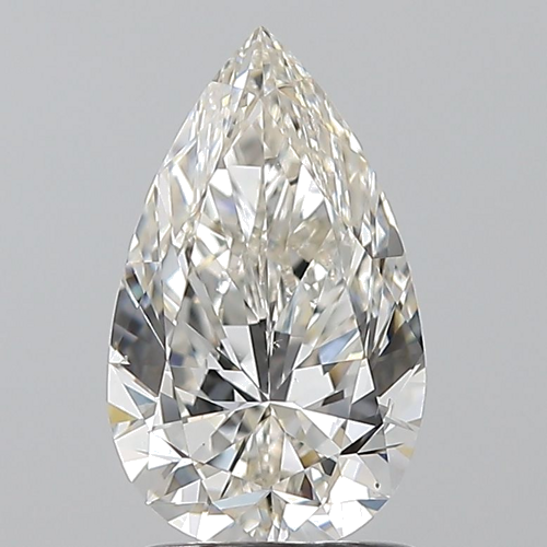 1.5 carat I-SI1 Natūralus Pear Deimantas (1)