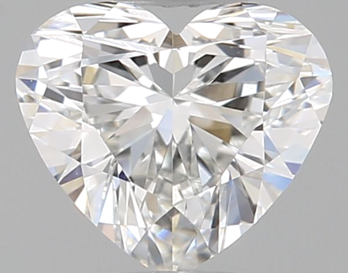 0.38 carat G-VVS2 Natūralus Heart Deimantas (1)