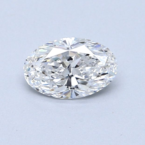 0.57 carat E-SI1 Natūralus Oval Deimantas (1)