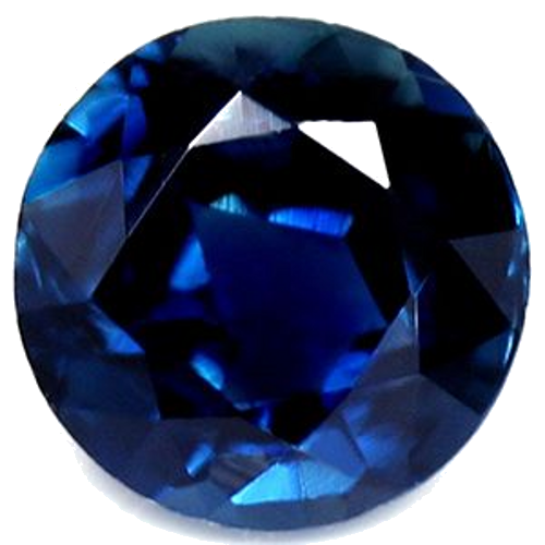 0.59 carat BLUE Round Safyras (1)