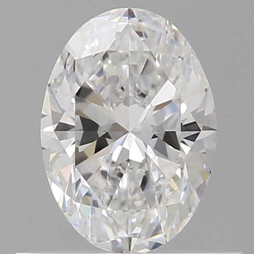 0.55 carat D-VVS2 Natūralus Oval Deimantas (1)
