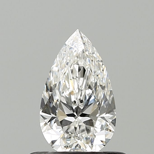 0.5 carat E-SI1 Natūralus Pear Deimantas (1)
