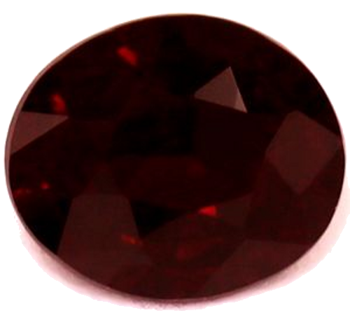 0.43 carat RED Oval Rubinas (1)