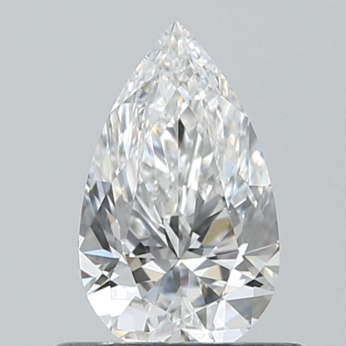 0.5 carat E-VS1 Natūralus Pear Deimantas (1)