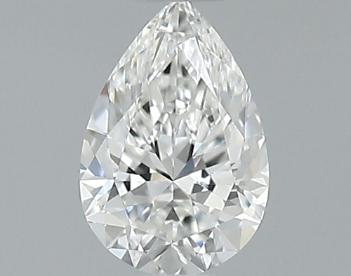 0.35 carat F-IF Natūralus Pear Deimantas (1)