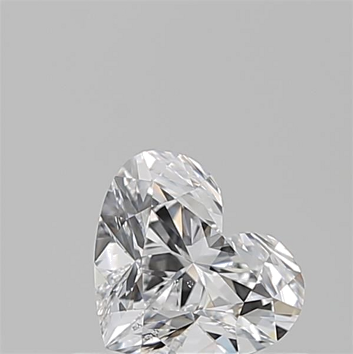 0.5 carat D-SI2 Natūralus Heart Deimantas (1)