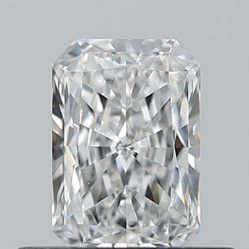 0.5 carat D-VS2 Natūralus Radiant Deimantas (1)