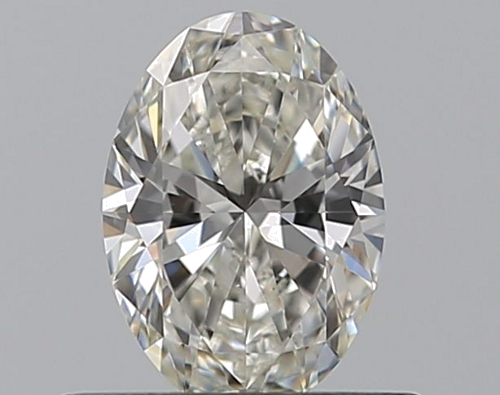0.5 carat H-VS2 Natūralus Oval Deimantas (1)