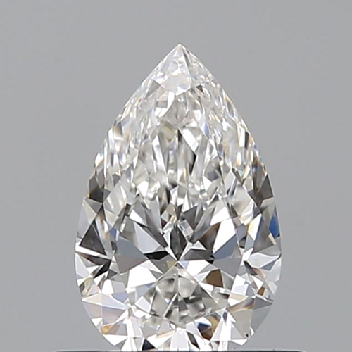 0.5 carat G-VVS1 Natūralus Pear Deimantas (1)