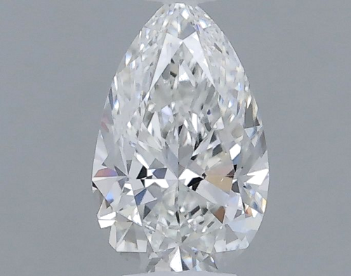 0.36 carat F-SI1 Natūralus Pear Deimantas (1)