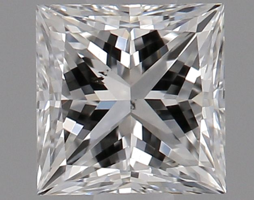 0.51 carat F-SI1 Natūralus Princess Deimantas (1)