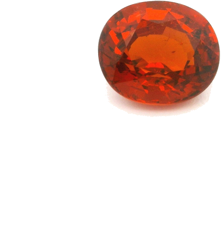 3.02 carat ORANGE Oval Garnet (1)