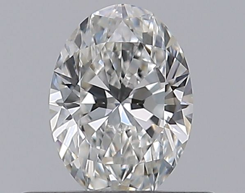 0.4 carat F-VVS1 Natūralus Oval Deimantas (1)