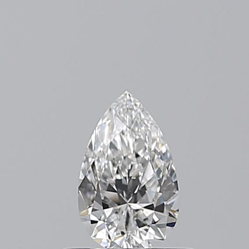 0.4 carat E-VS1 Natūralus Pear Deimantas (1)