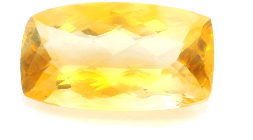 9.3 carat YELLOW Cushion Citrine (1)