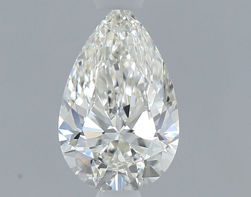 0.51 carat I-VVS2 Natūralus Pear Deimantas (1)