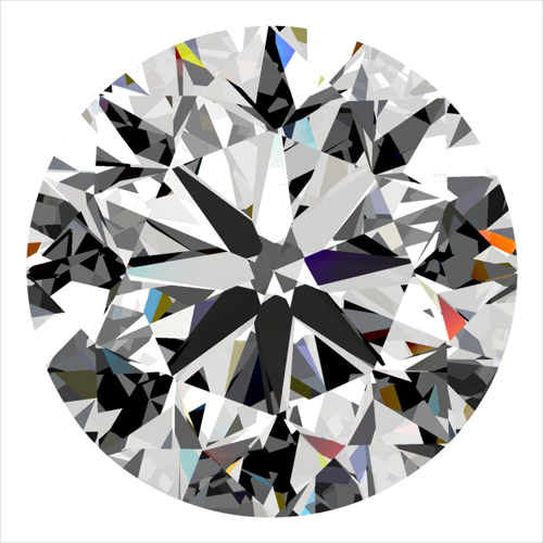 0.3 carat F-VS1 Very Good cut Natūralus Round Deimantas (1)