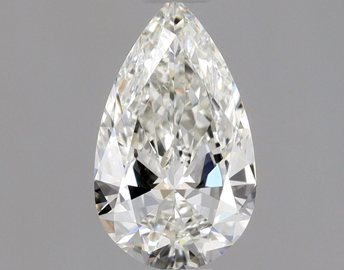 0.6 carat H-VS1 Natūralus Pear Deimantas (1)