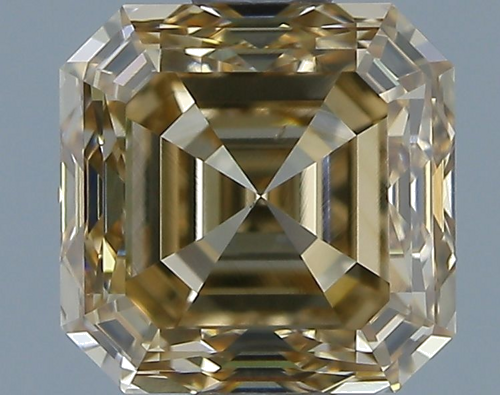 1.05 carat Fancy Brown-VS2 Natūralus Asscher Deimantas (1)