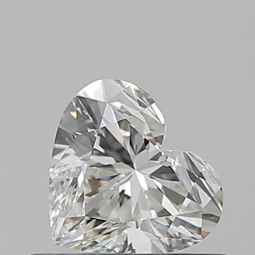0.51 carat I-VVS1 Natūralus Heart Deimantas (1)