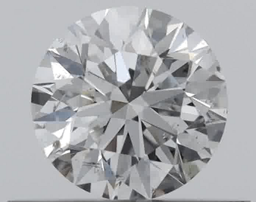 0.4 carat F-SI2 Excellent cut Natūralus Round Deimantas (1)