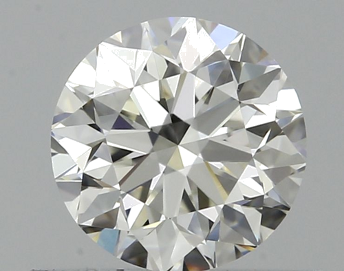 0.51 carat H-VVS1 Very Good cut Natūralus Round Deimantas (1)