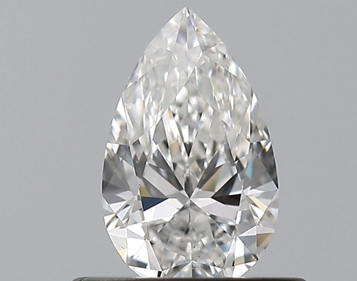 0.5 carat E-VS1 Natūralus Pear Deimantas (1)