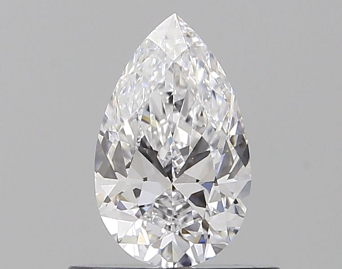 0.5 carat D-VVS1 Natūralus Pear Deimantas (1)
