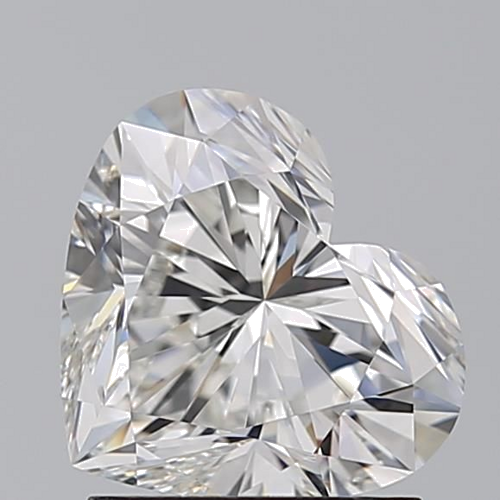 1.51 carat G-VVS2 Natūralus Heart Deimantas (1)