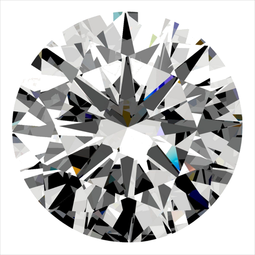 0.3 carat G-VS2 GD cut Natūralus Round Deimantas (1)