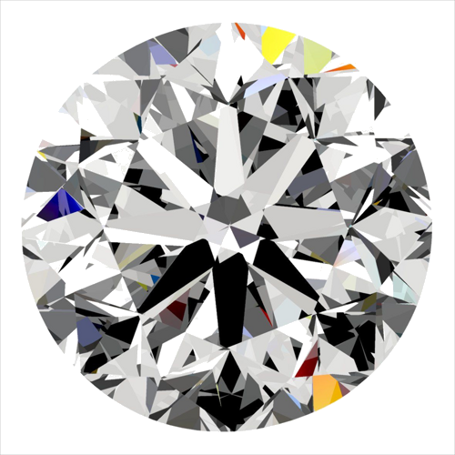 0.3 carat H-SI2 GD cut Natūralus Round Deimantas (1)