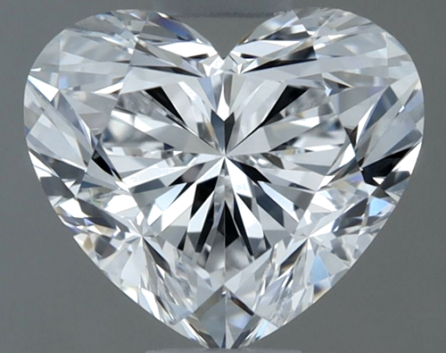 1.0 carat D-VVS1 Natūralus Heart Deimantas (1)