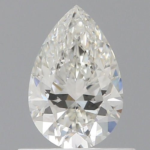 0.6 carat H-VVS2 Natūralus Pear Deimantas (1)