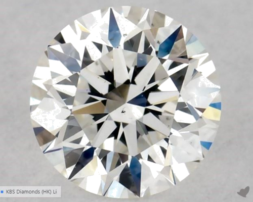 0.41 carat H-VS1 Excellent cut Natūralus Round Deimantas (1)