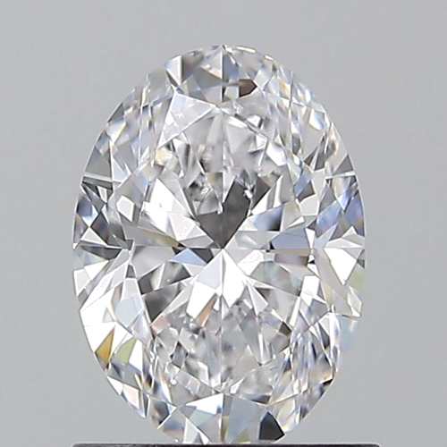 1.0 carat D-VS2 Natūralus Oval Deimantas (1)