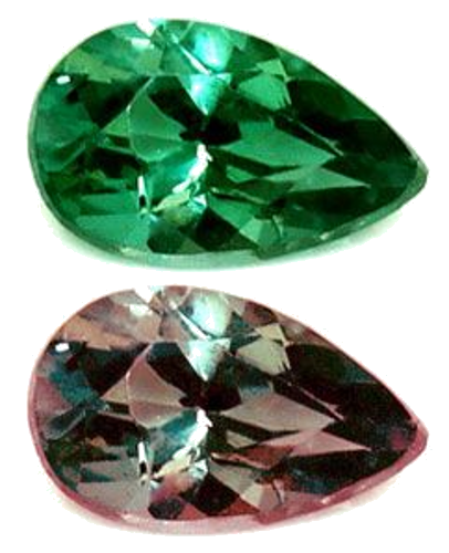 0.18 carat GREEN Pear Alexandrite (1)