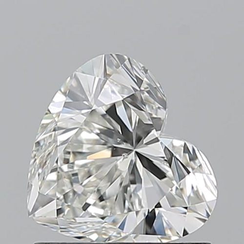 1.01 carat I-SI1 Natūralus Heart Deimantas (1)