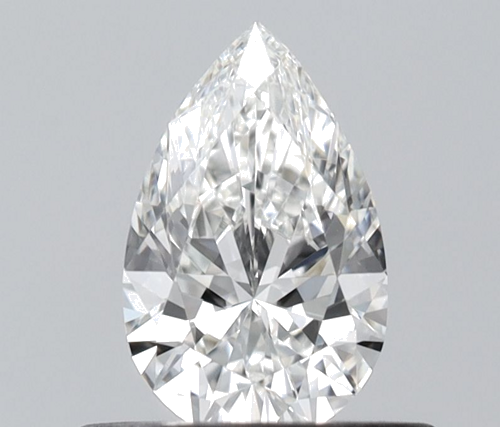 0.4 carat G-VVS1 Natūralus Pear Deimantas (1)
