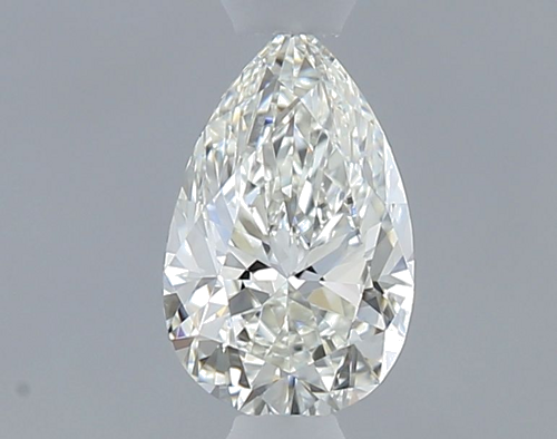 0.4 carat H-VVS2 Natūralus Pear Deimantas (1)