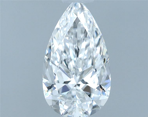 0.5 carat E-IF Natūralus Pear Deimantas (1)